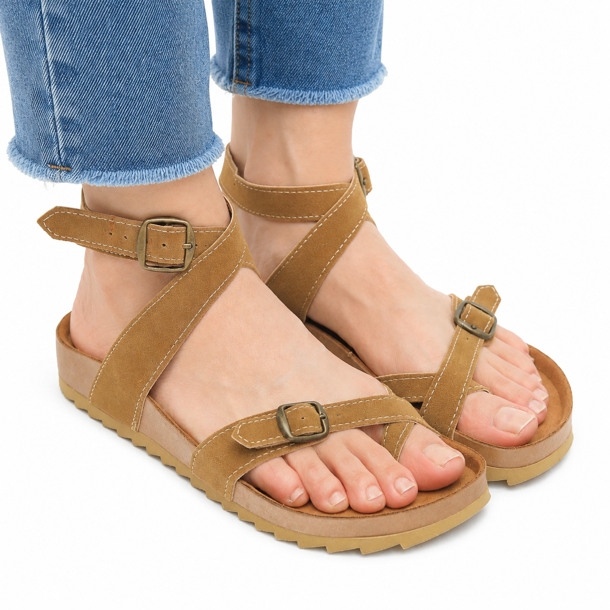 Sandalias Mujer Ronassi Antideslizantes - Pulsera Ajustable