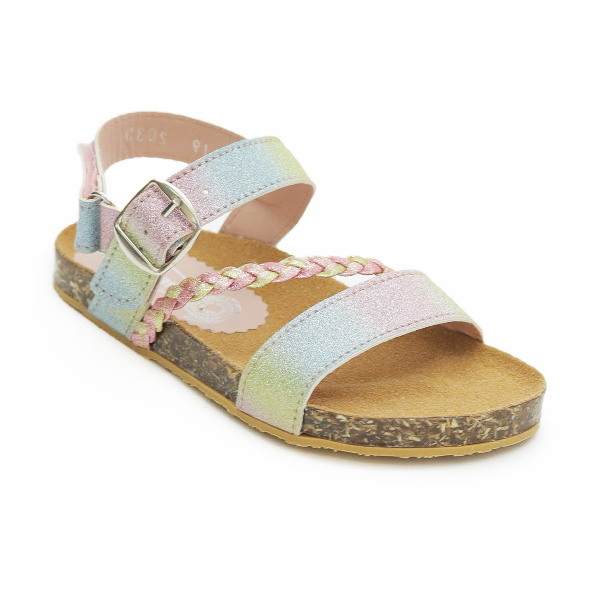 Huaraches, Sandalias De Niñas Multicolor Con Brillos